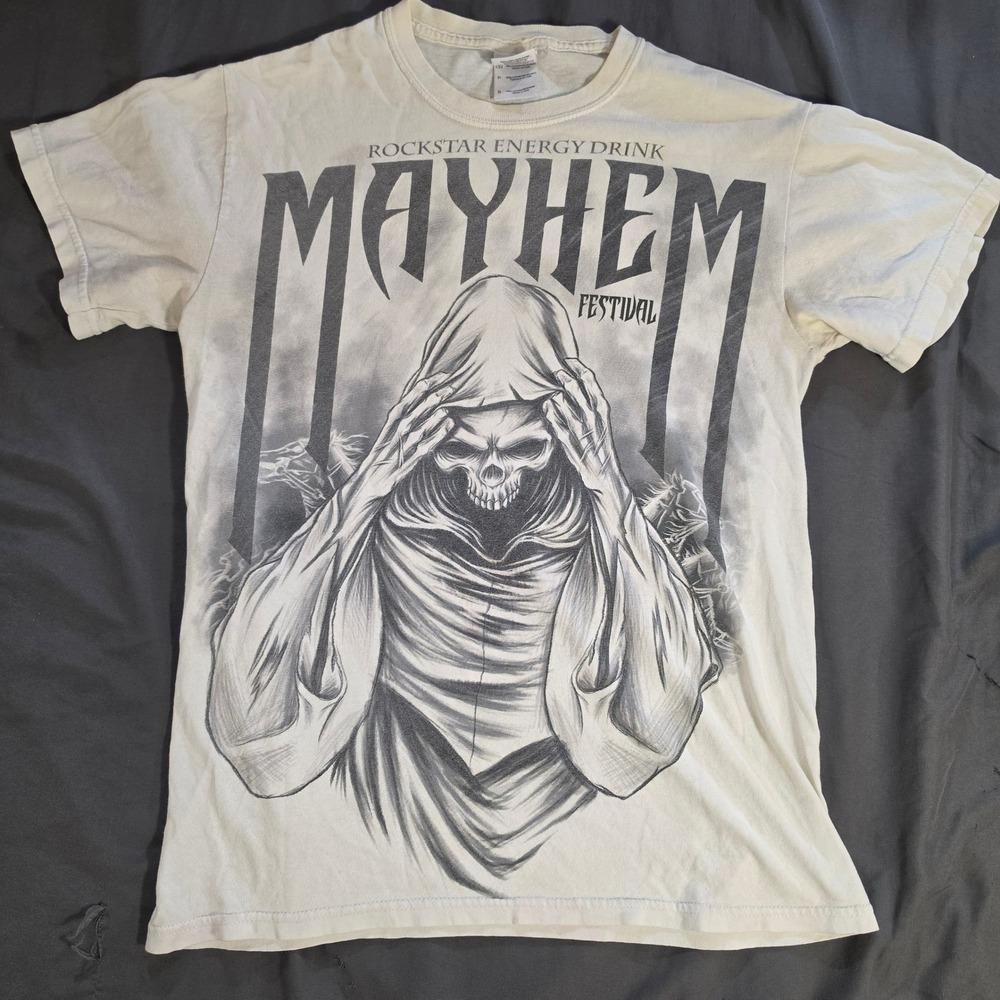 Mayhem Festival 2011 Rockstar Energy Drink Tour Gildan Graphic T-Shirt Small